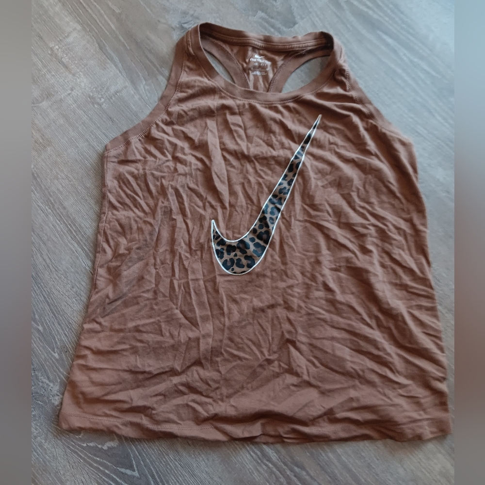 Nike Leopard Print Dri-Fit Tank